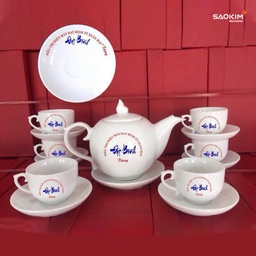 [SKG-0718] Quà tặng Bộ ấm trà M1 in logo